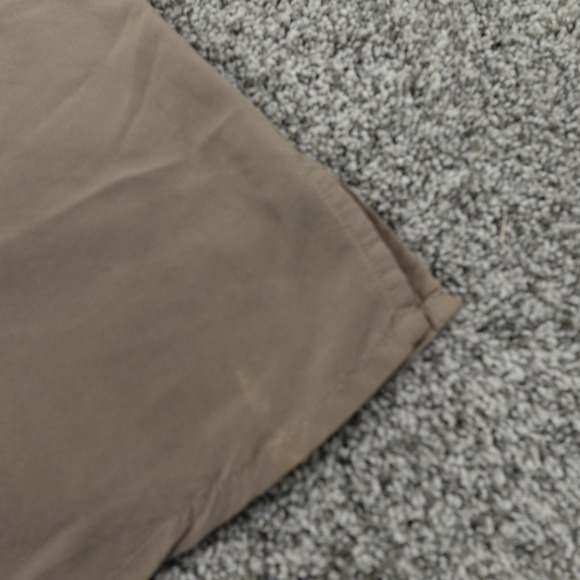 VINTAGE Dickies Shirt Mens XL Brown Tan Button Up Cuban Camp Loop Collar Work - Picture 12 of 16